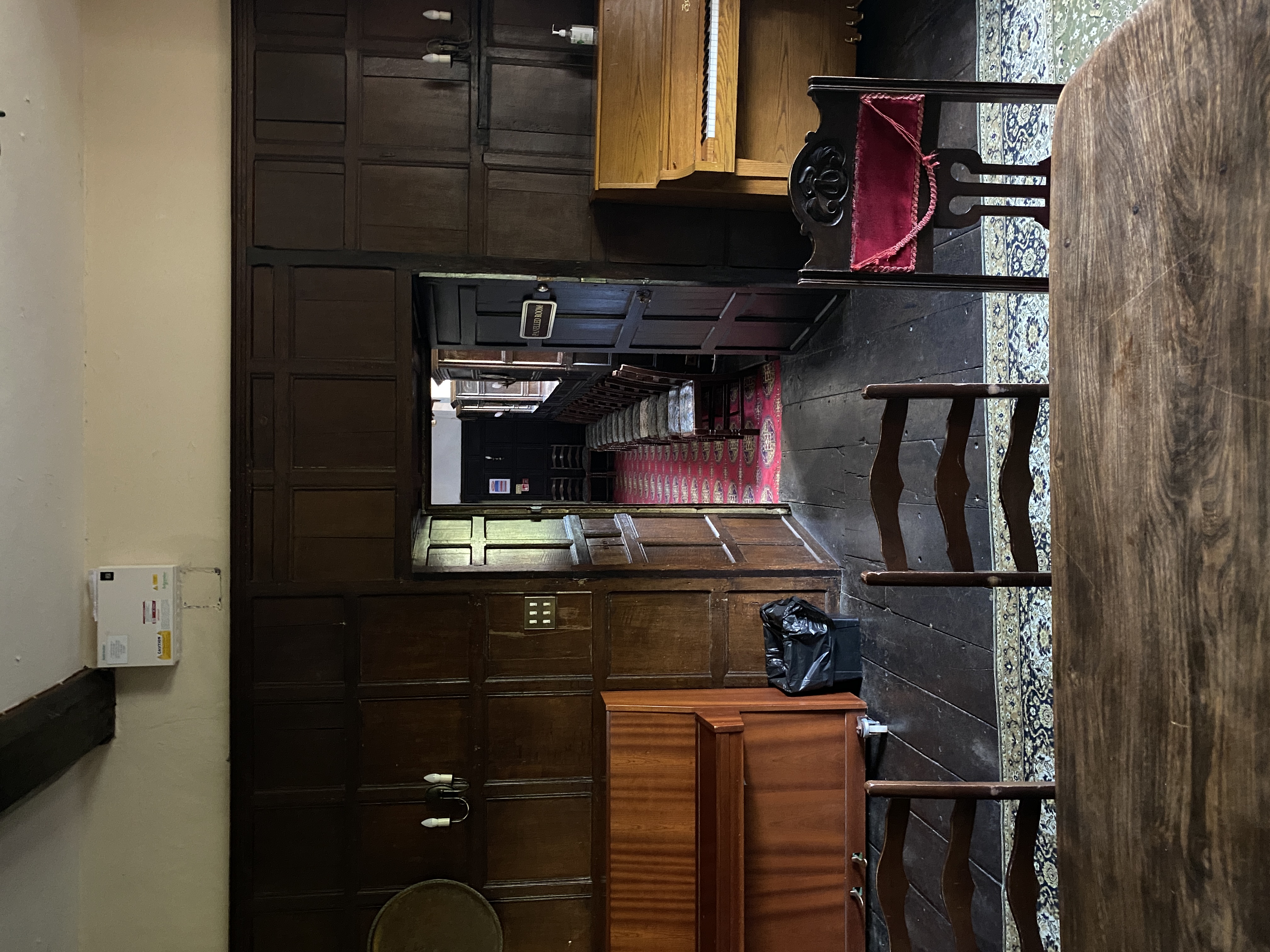 Borwick Hall Ghost Hunt Weekend Panelled Room Pianos